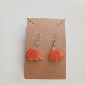 Fashion Jewelry Coral Fish Earrings